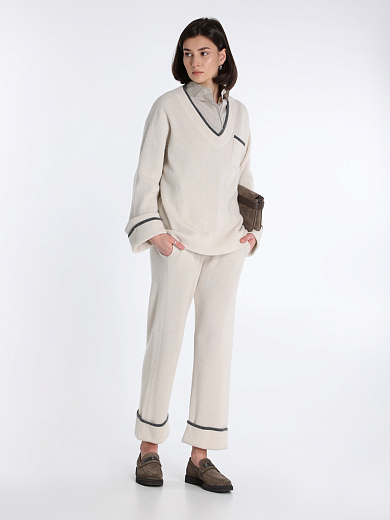 брюки трикотажные Brunello Cucinelli M12189499