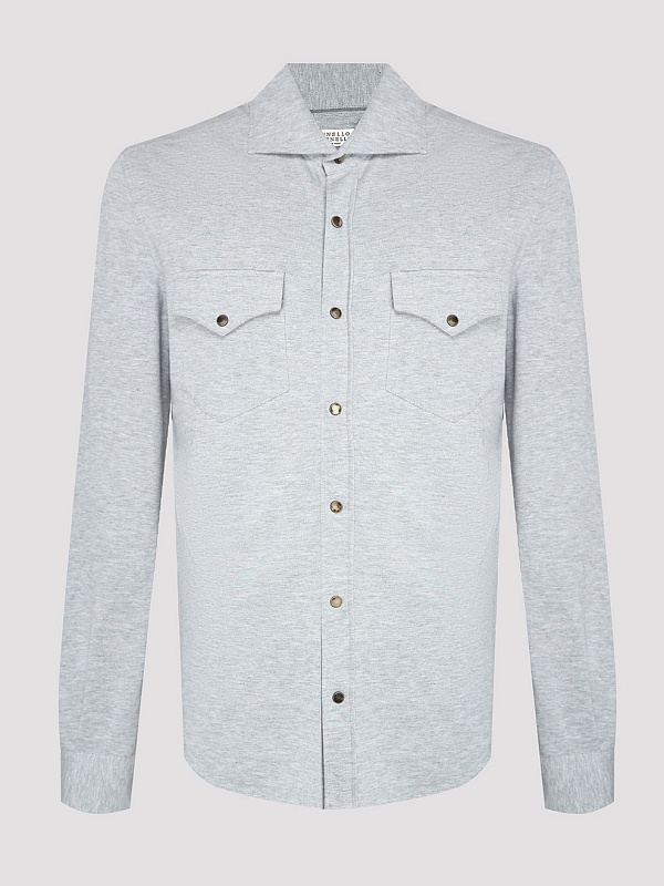 Brunello Cucinelli рубашка трикотажная M0T636666