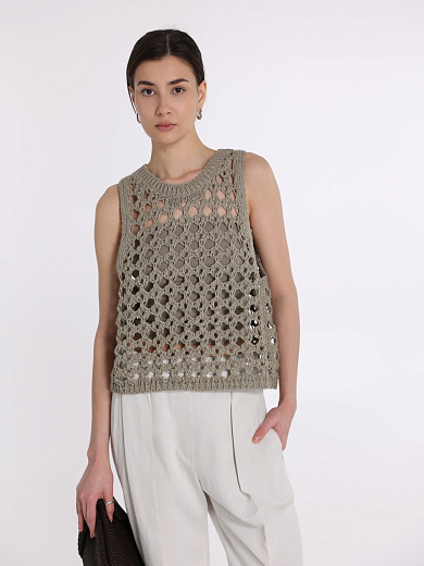 топ трикотажный Brunello Cucinelli M3Y371020