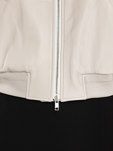 куртка кожаная Yves Salomon 24EFV20047B23W