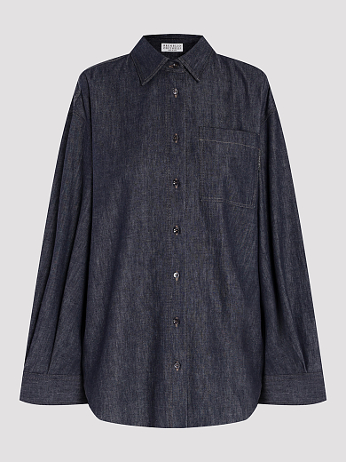 рубашка джинсовая Brunello Cucinelli MP782ML406