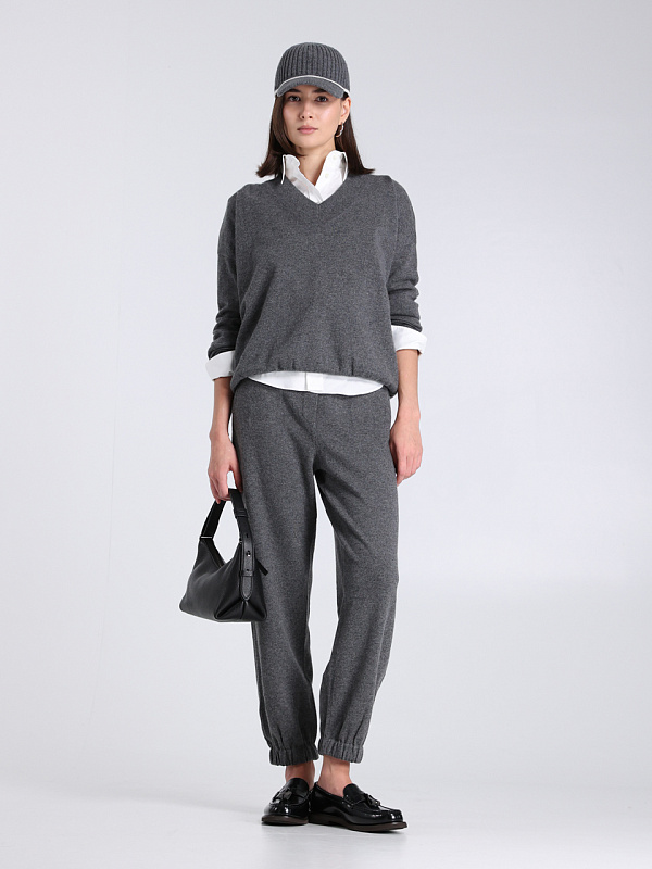 Brunello Cucinelli брюки трикотажные M12136999