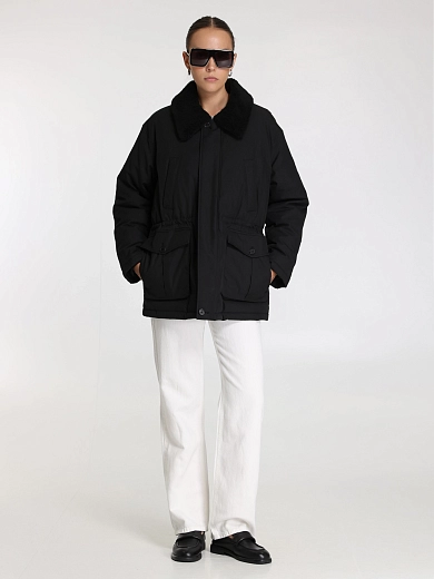 пуховик короткий Dunst UDJU4D134BK