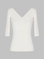 Max Mara Weekend лонгслив OCEANO молочный