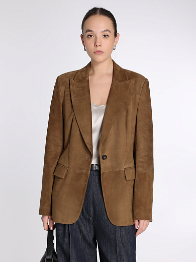 жакет кожаный Brunello Cucinelli M0PCL208X