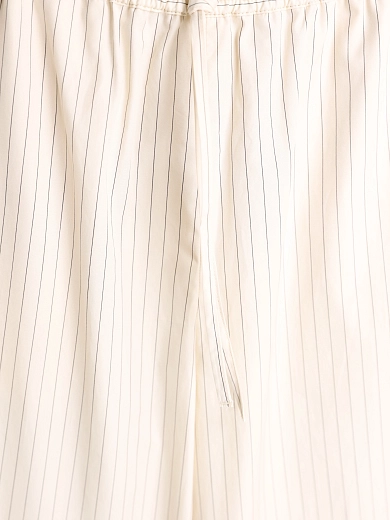 брюки LOULOU STUDIO SEROSTRIPESIVORYBLACK