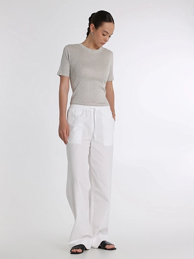 брюки LOULOU STUDIO SEROWHITE