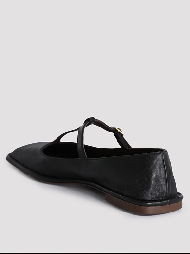 балетки The Row F1599SL3BLK
